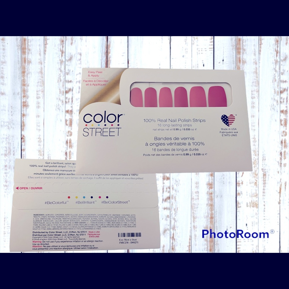 Color Street Nail Polish Strips Key West is Best NIP